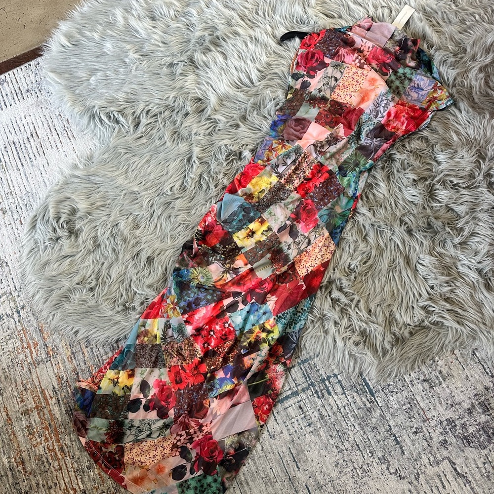 🩷🩷Anthropologie Multicolor Patchwork Dress